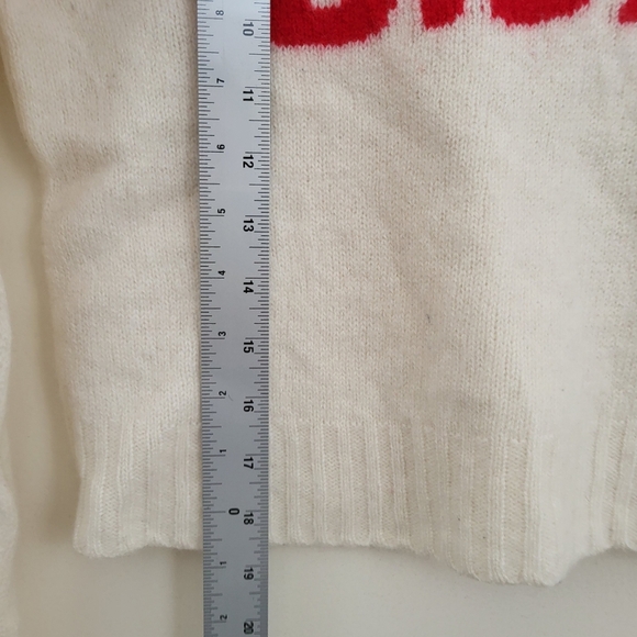 Women's White Sweater - Picture 3 of 4